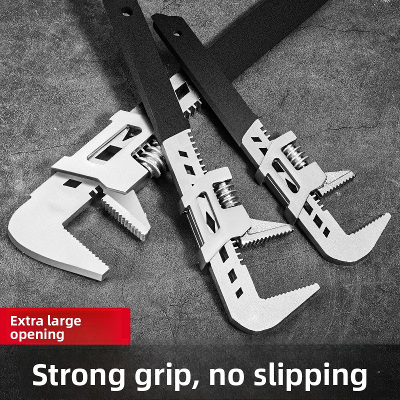 Pipe Wrench Adjustable - 10/12/15 inch Universal Adjustable Wrench, Universal