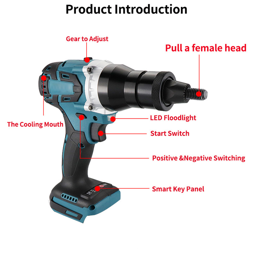 Electric Riveting Gun Brushles - đánh giá và giá Home Improvement Guide