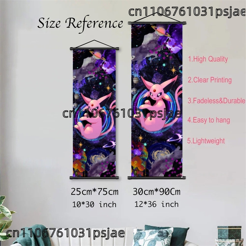 Espeon Pokémon Scroll Decorati - đánh giá và giá Home Improvement Furniture