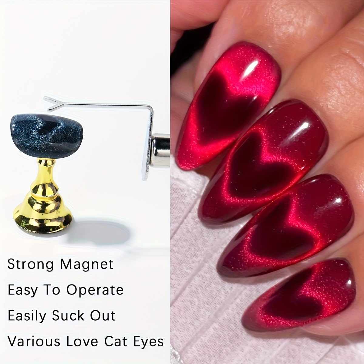1/4Pcs Cat Eye Nail Art Magnet - đánh giá và giá Home Improvement Guide