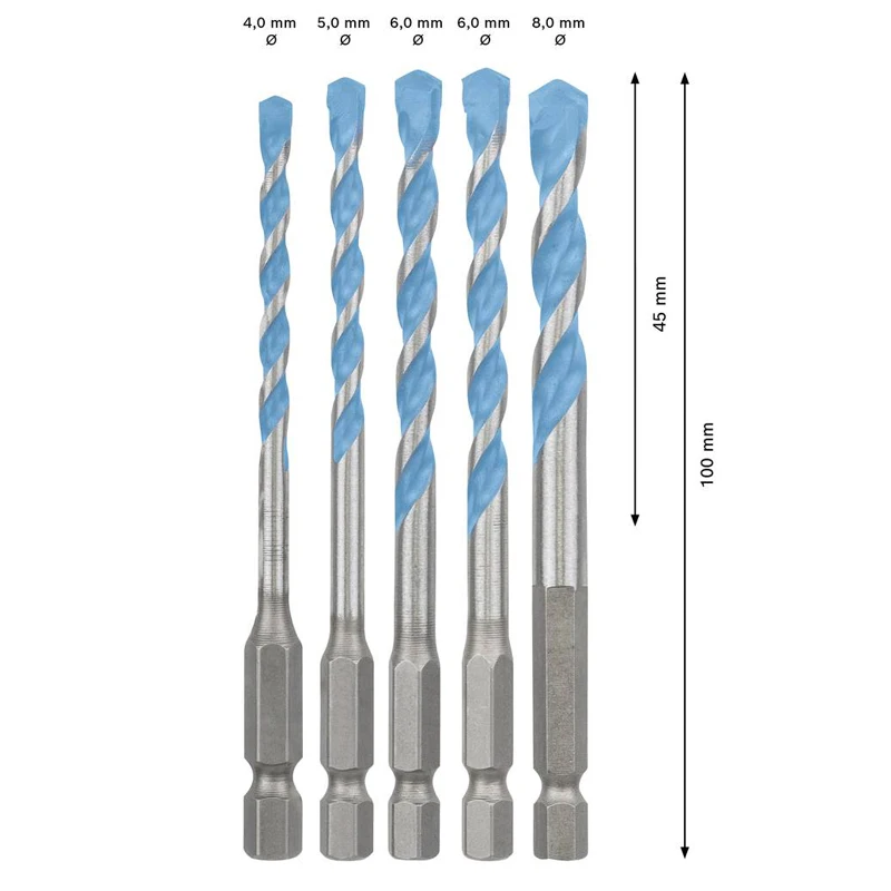 BOSCH 2608902289 EXPERT HEX-9  - đánh giá và giá Drill Bit Set