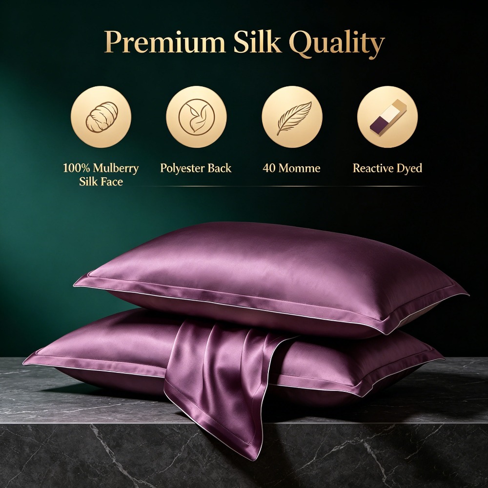 40 Momme Mulberry Silk Pillowc - đánh giá và giá Home Improvement Business