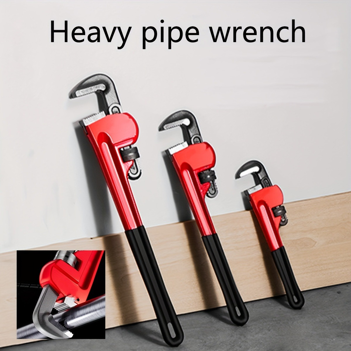 8 Inch/10 Inch/12 Inch Heavy-D - đánh giá và giá Pipe Wrench Adjustable