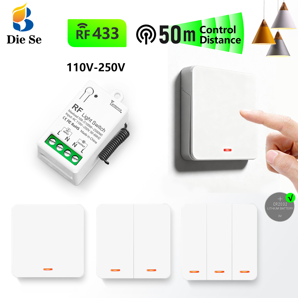 433MHz Wireless AC Light Switc - đánh giá và giá Home Improvement Loan