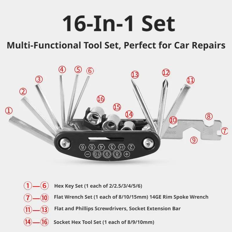 16-In-1 Folding Wrench Multi T - đánh giá và giá Home Improvement Guide