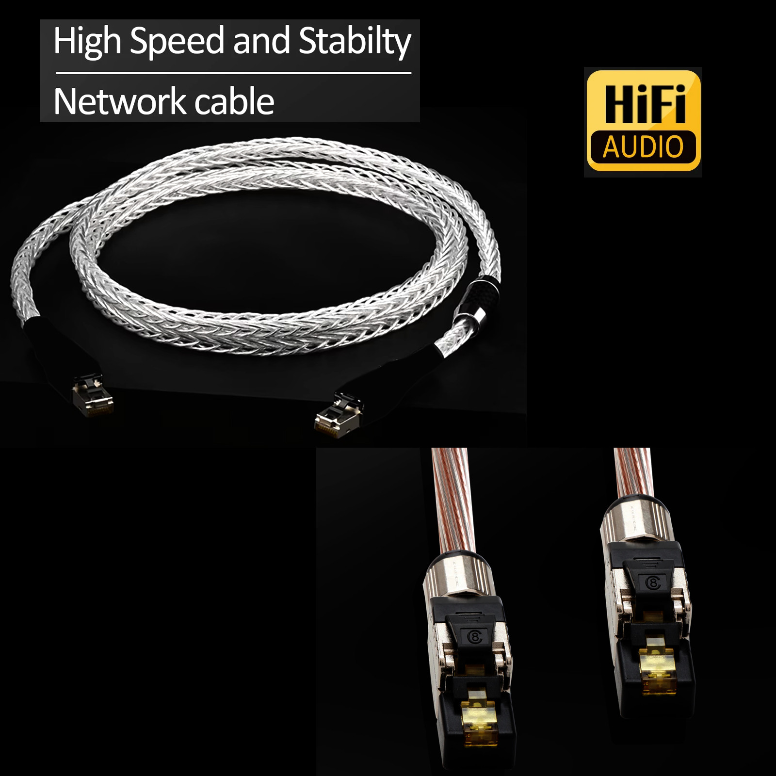 Cat8 Ethernet Cable OCC Silver - đánh giá và giá Home Improvement Dvd