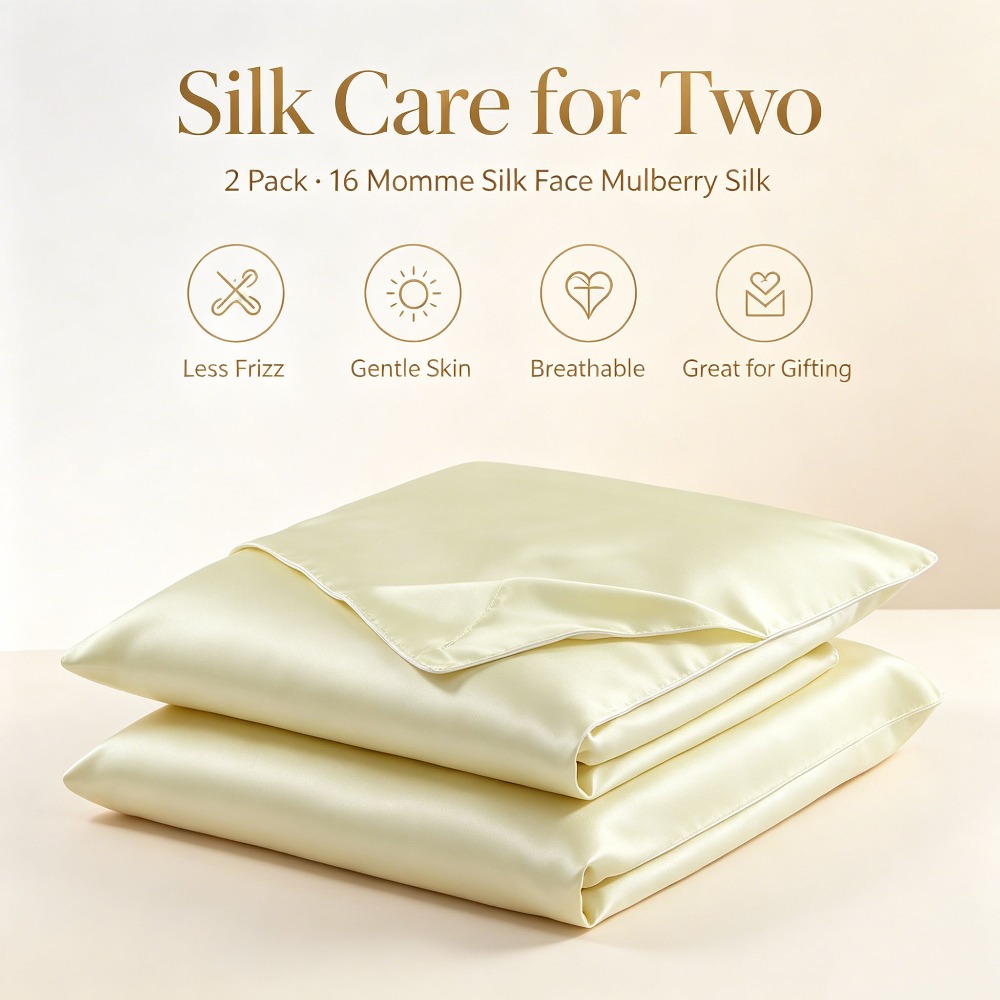 2 Pack 16 Momme Mulberry Silk  - đánh giá và giá Home Improvement Business