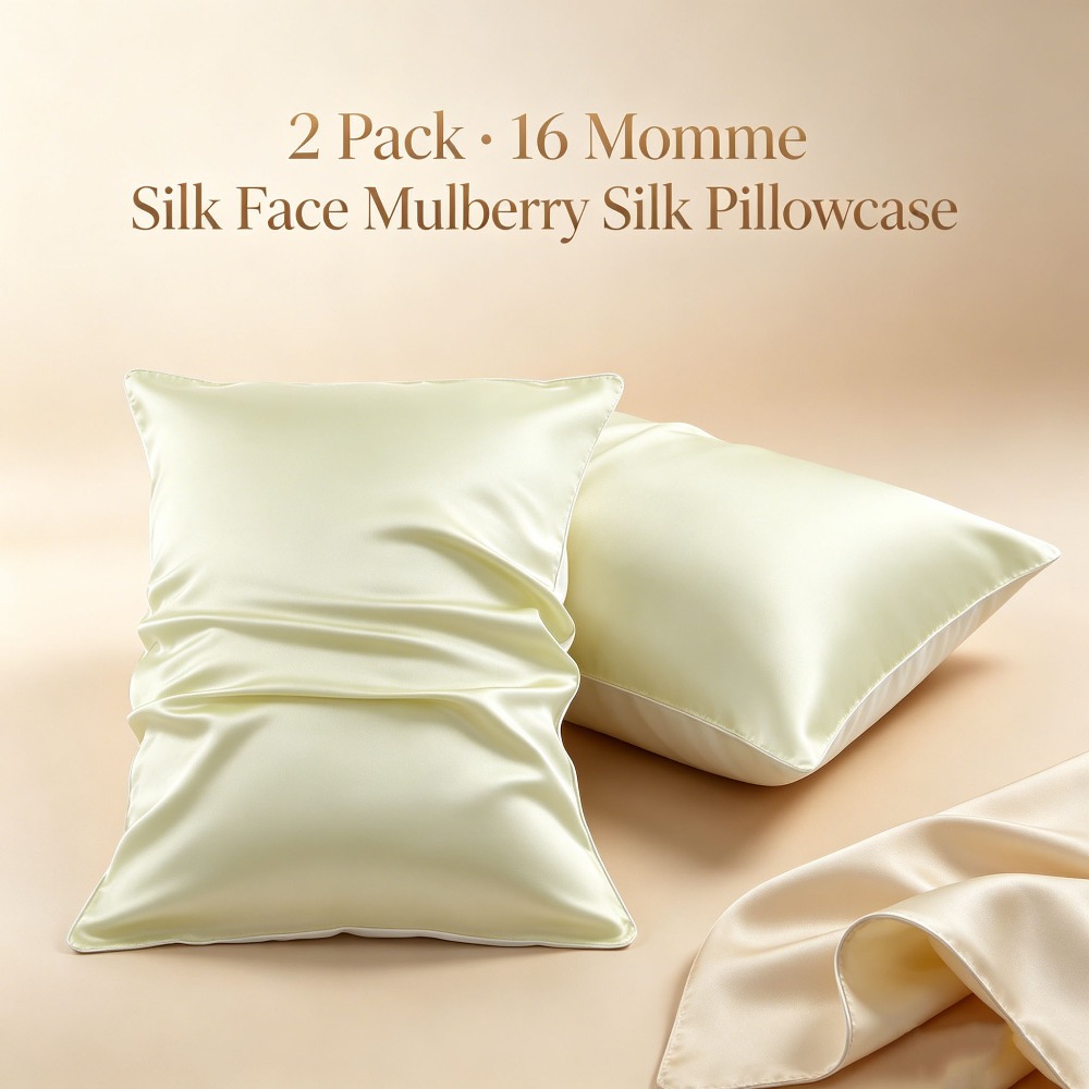2 Pack 16 Momme Mulberry Silk  - đánh giá và giá Home Improvement Business