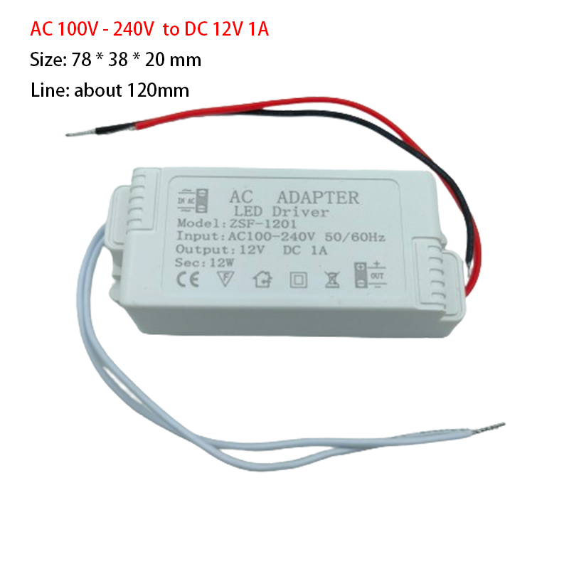 AC 100-240V To DC12V LED Drive - đánh giá và giá Home Improvement Loan