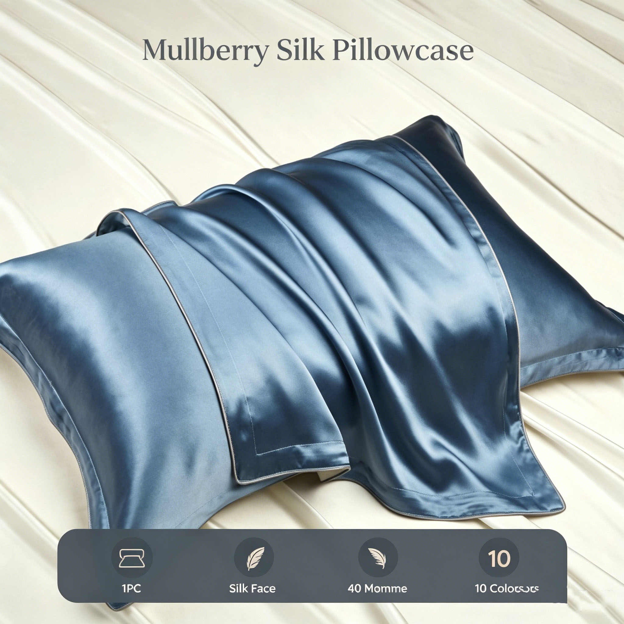 40 Momme Silk Pillowcase Front - đánh giá và giá Home Improvement Business