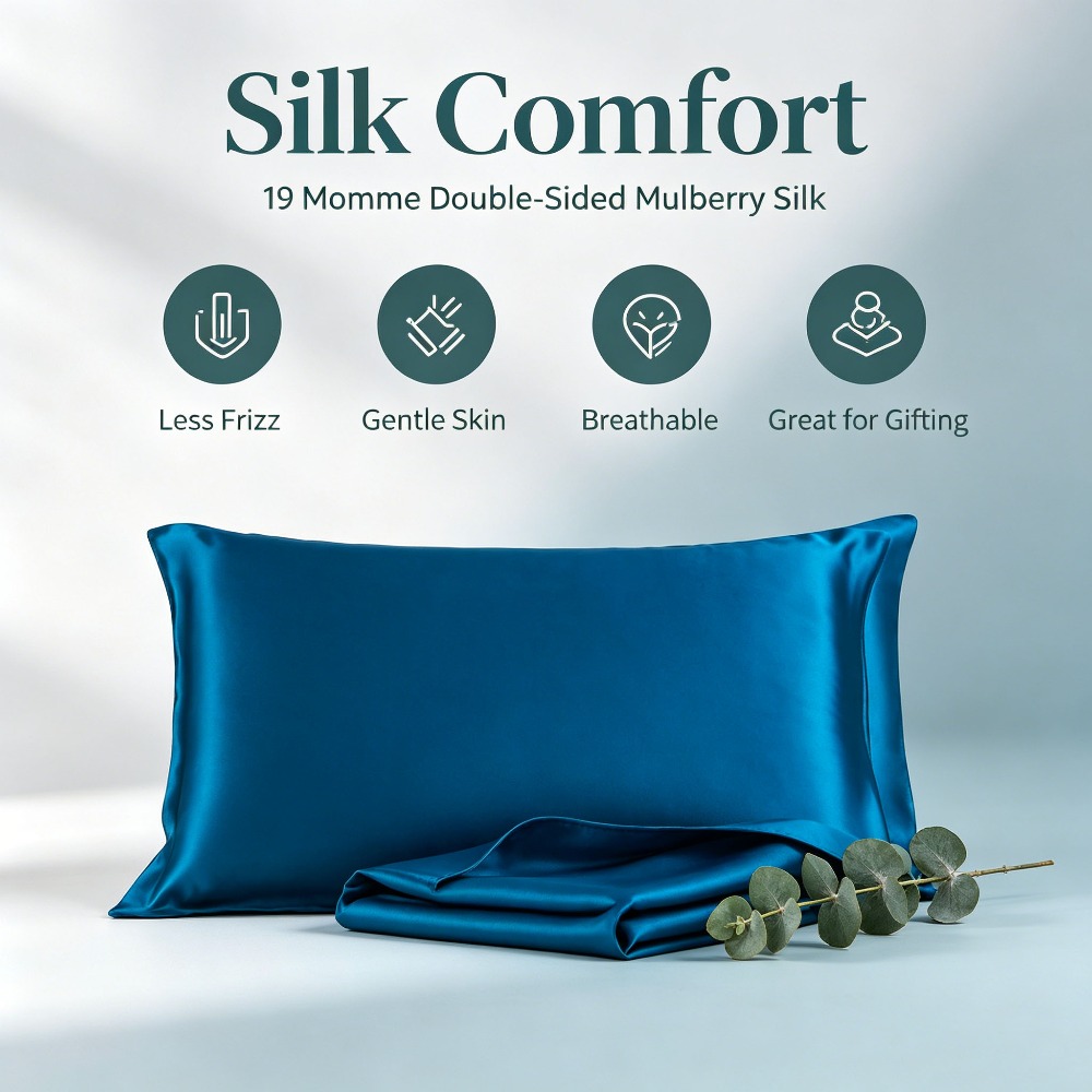 19 Momme Silk Pillowcase 1pc 1 - đánh giá và giá Home Improvement Business