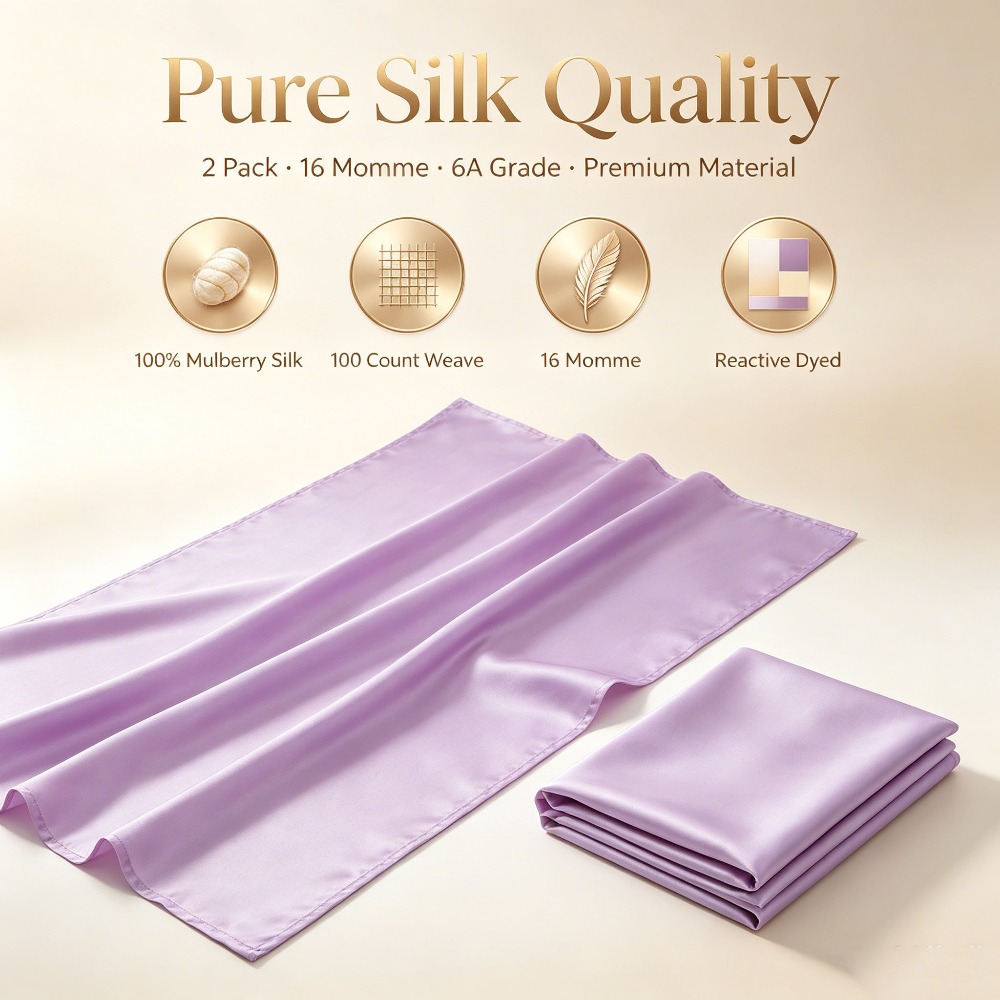 2 Pack 16 Momme Mulberry Silk  - đánh giá và giá Home Improvement Business