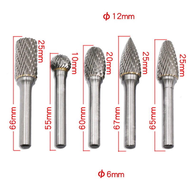 Carbide Rotary Burr Set 12MM H - đánh giá và giá Drill Bit Set